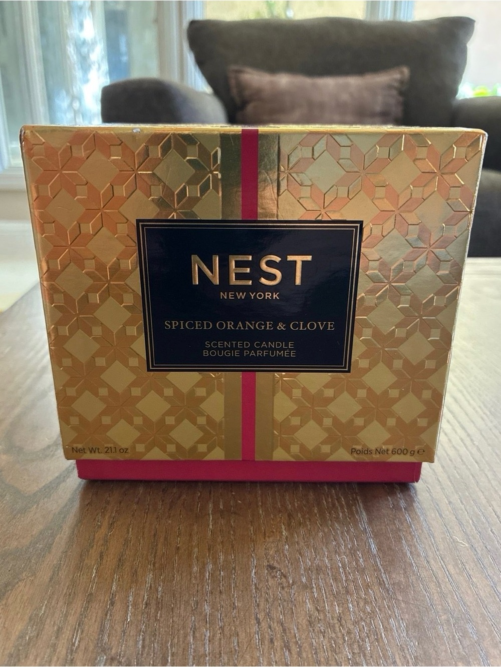 Nest Fragrances Spiced Orange & Clove Candle 21.2 oz three wick.